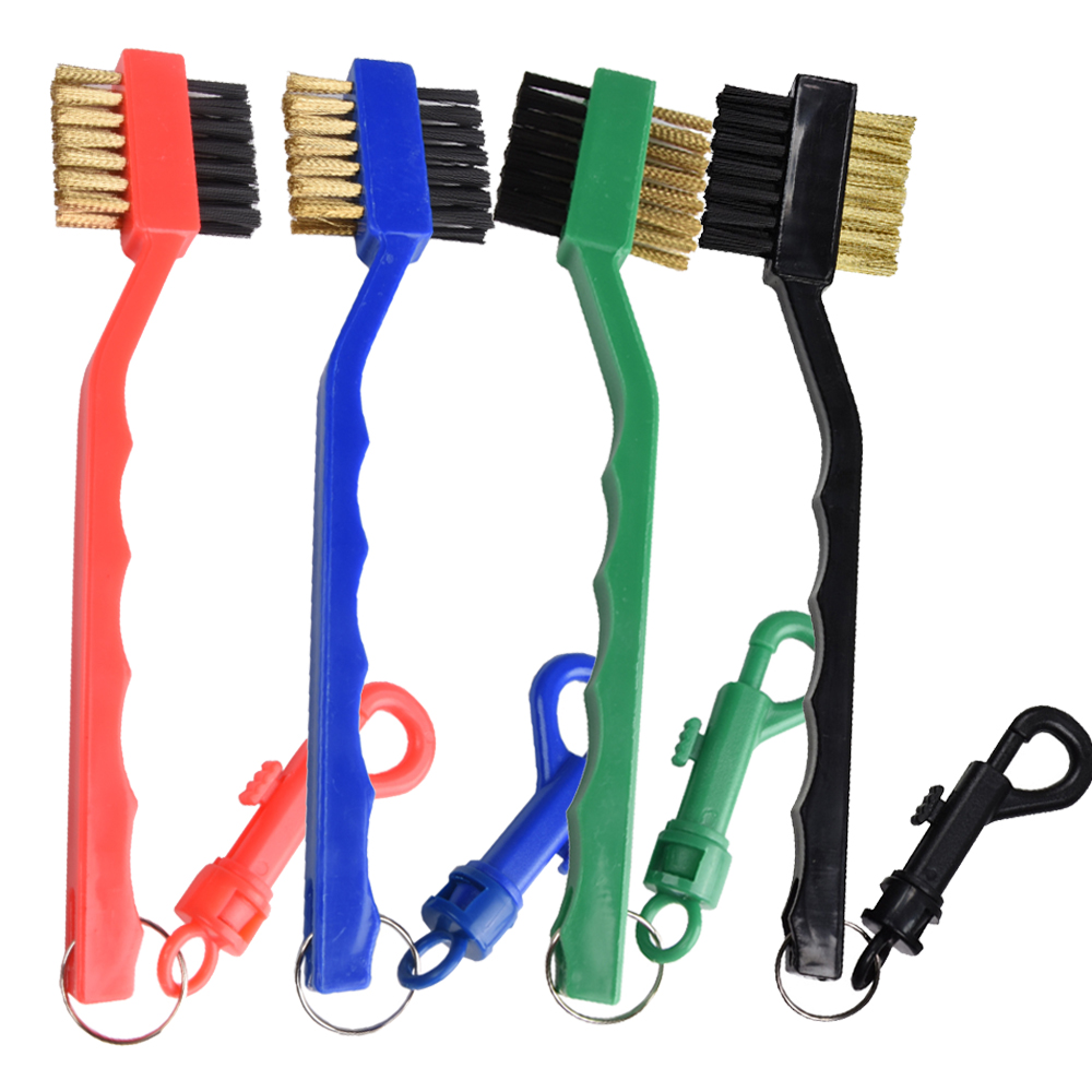 Golf Equipment Wholesale - Golf Cleaning Brush Double-Sided Design Portable