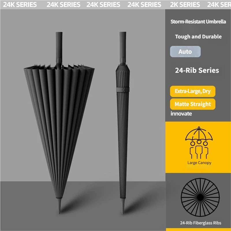 Golf Umbrella Large - Extra Large 24 Ribs Long Handle