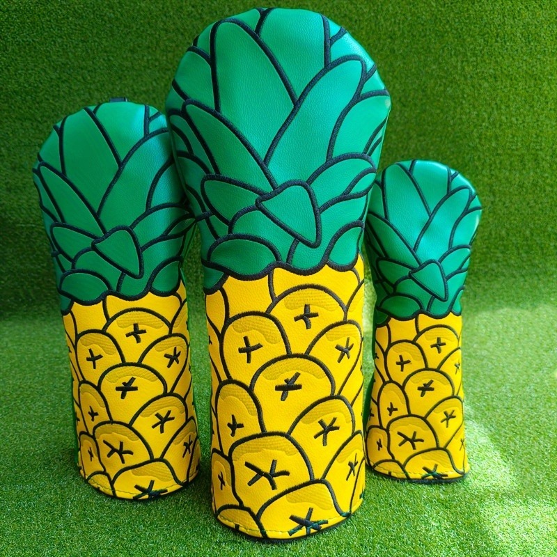 Golf Equipment Suppliers - Pineapple Golf Club Head Cover with
