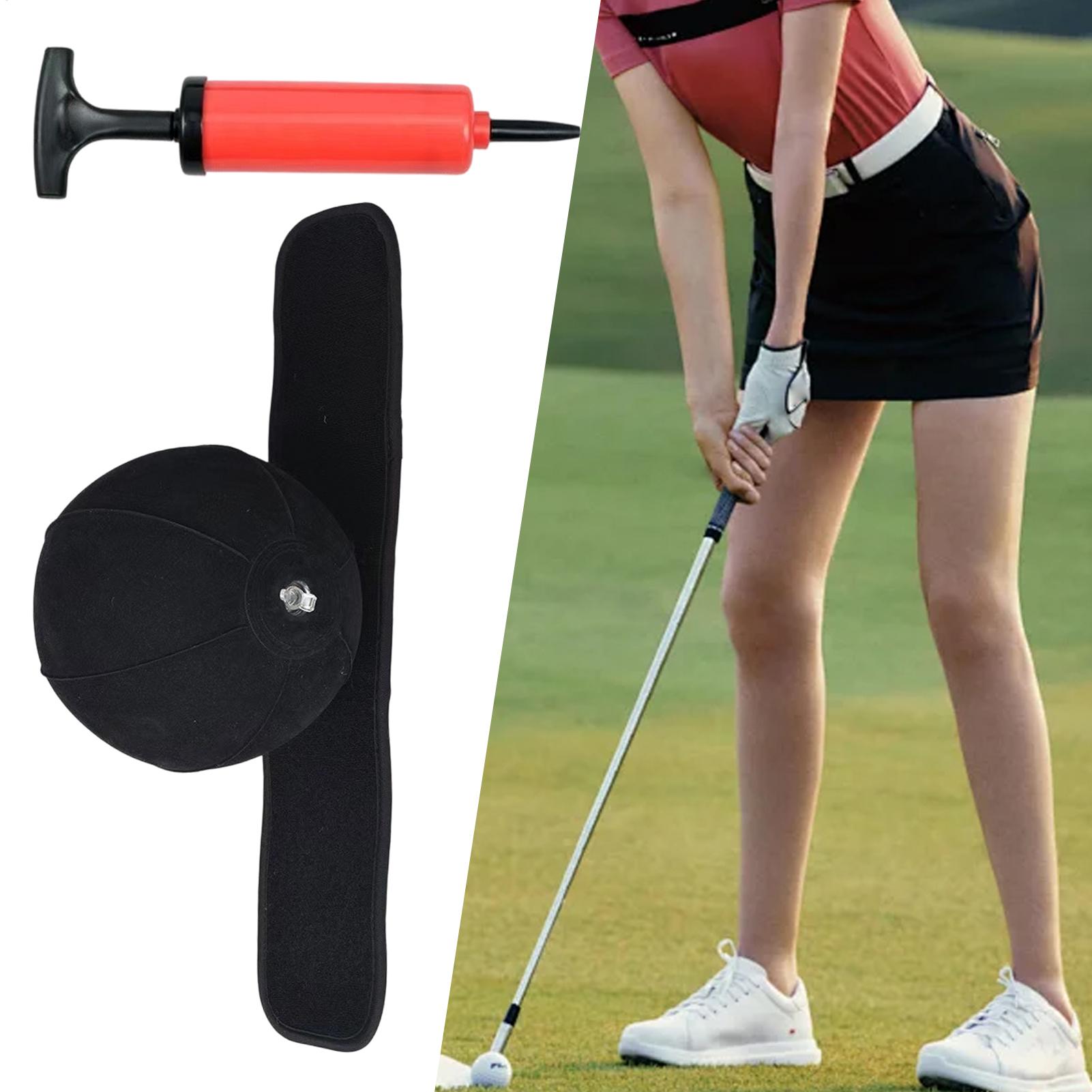 Training Aid Swing - Inflatable Ball Golf Swing Trainer,Adjustable Arm