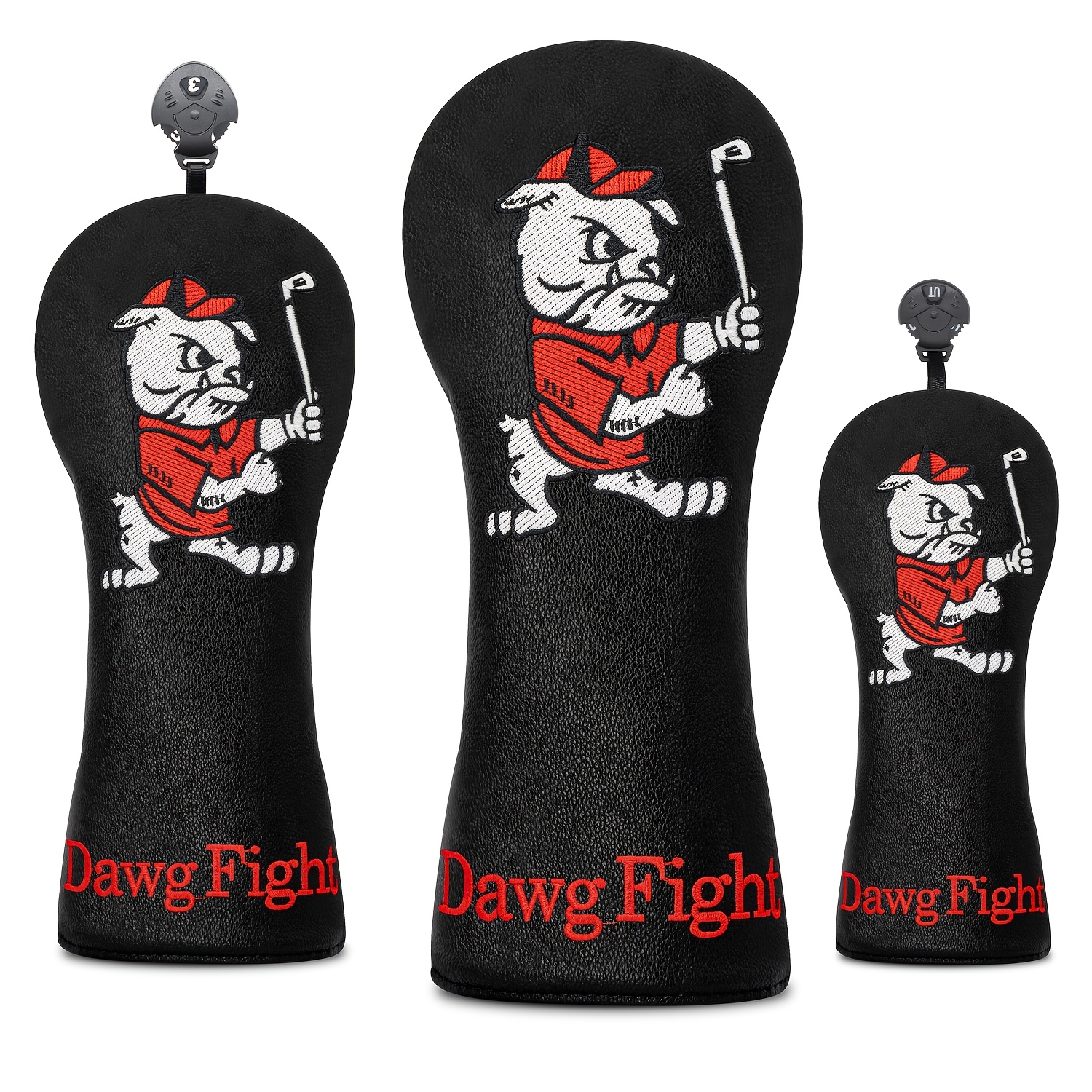 Golf Equipment Suppliers - Pug Pattern Golf Head Covers, Durable