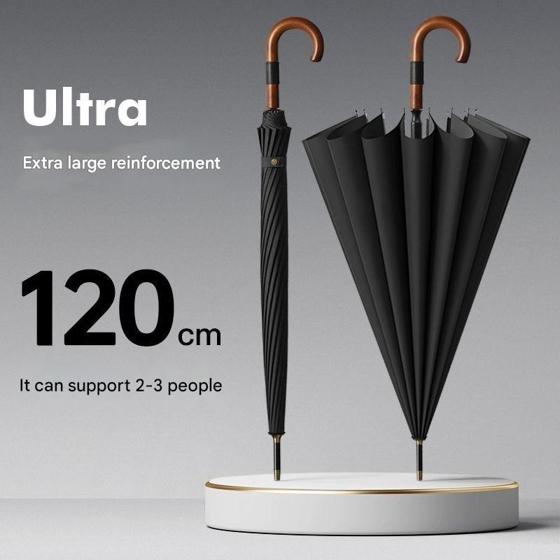 16-rib Extra-large Hook Handle - огляд і ціна Golf Umbrella Large