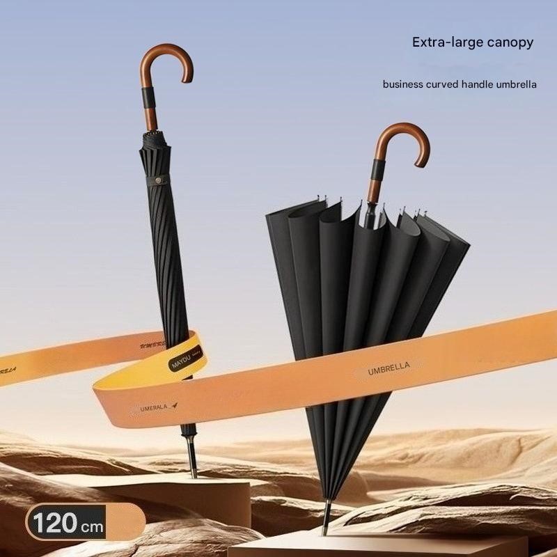 16-rib Extra-large Hook Handle - огляд і ціна Golf Umbrella Large