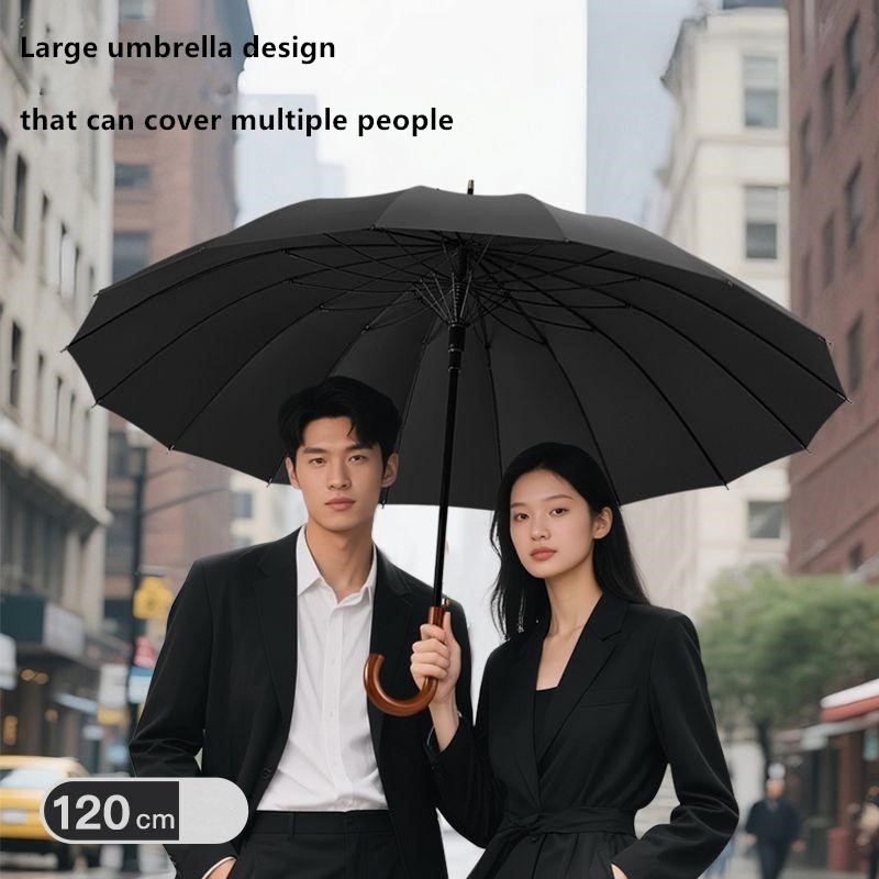 16-rib Extra-large Hook Handle - огляд і ціна Golf Umbrella Large