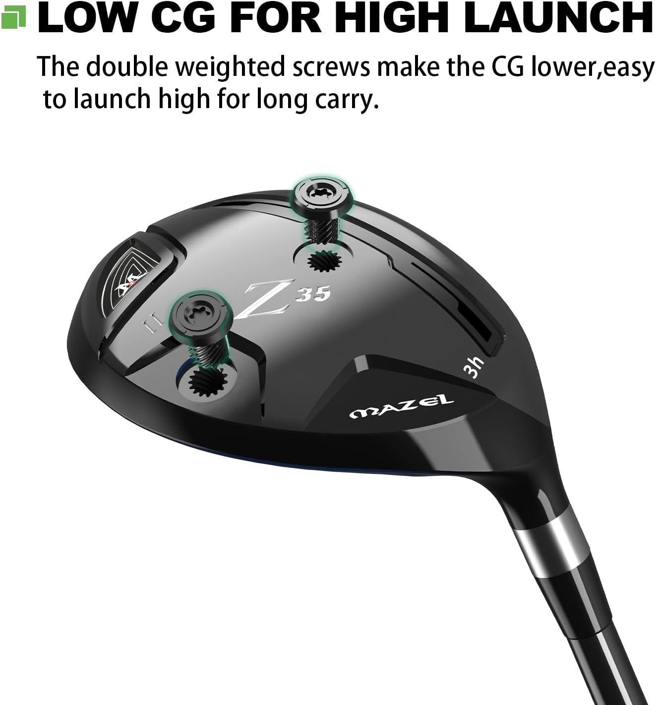 Rescue Hybrid Golf Clubs for M - огляд і ціна Shaft Flex Stiff