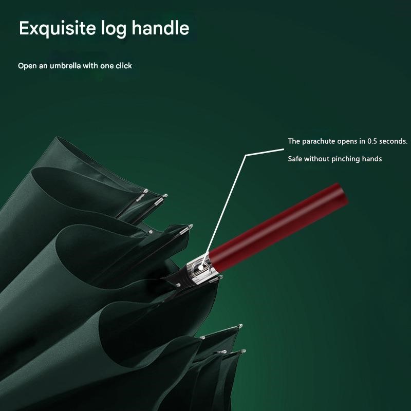 Automatic Wooden Long-handled  - огляд і ціна Golf Umbrella Large
