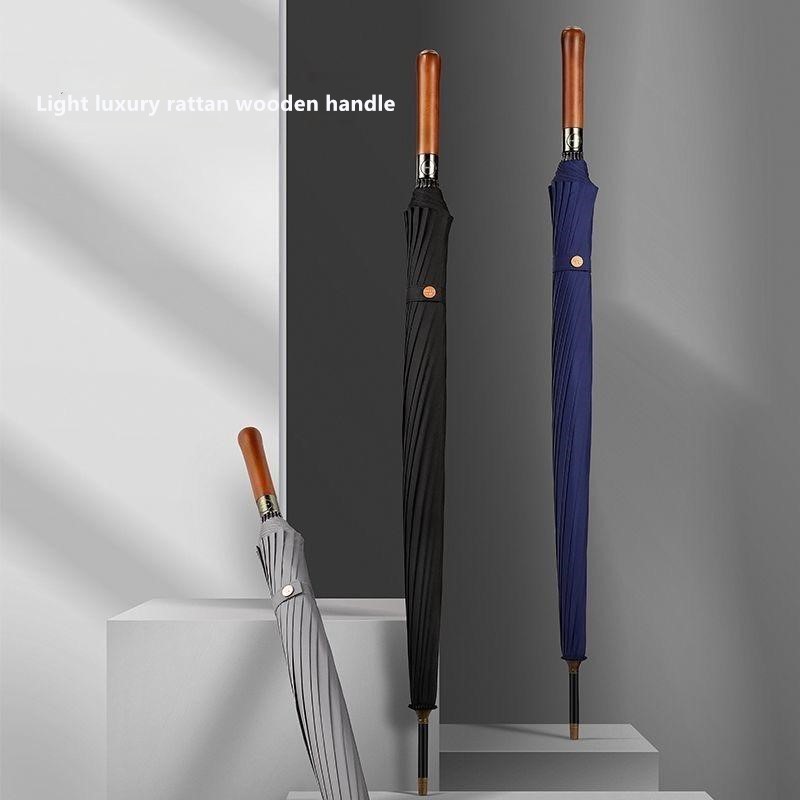 Automatic Wooden Handle Umbrel - огляд і ціна Golf Umbrella Large