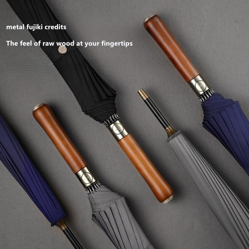 Automatic Wooden Handle Umbrel - огляд і ціна Golf Umbrella Large