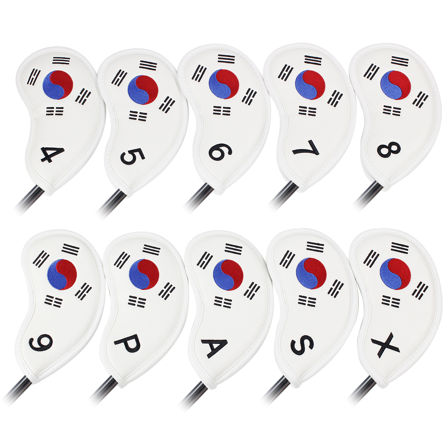 10 Pcs/Set PU Golf Iron Head C - огляд і ціна Golf Equipment Korea
