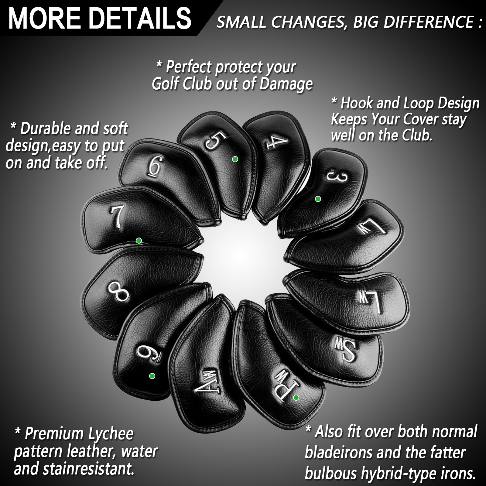 Premium Synthetic Leather Styl - огляд і ціна Golf Equipment Suppliers