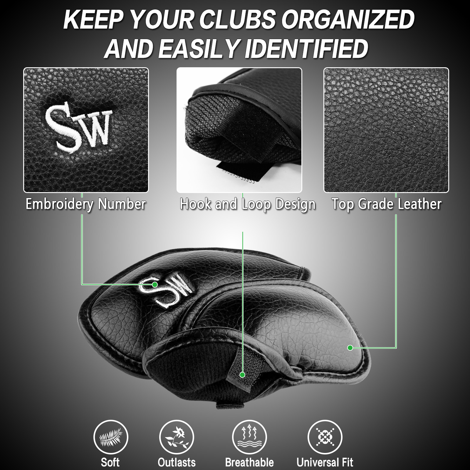Premium Synthetic Leather Styl - огляд і ціна Golf Equipment Suppliers