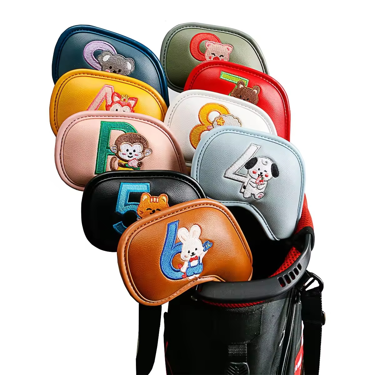 9Pcs Cute Cartoon Animal Golf  - огляд і ціна Golf Equipment Suppliers