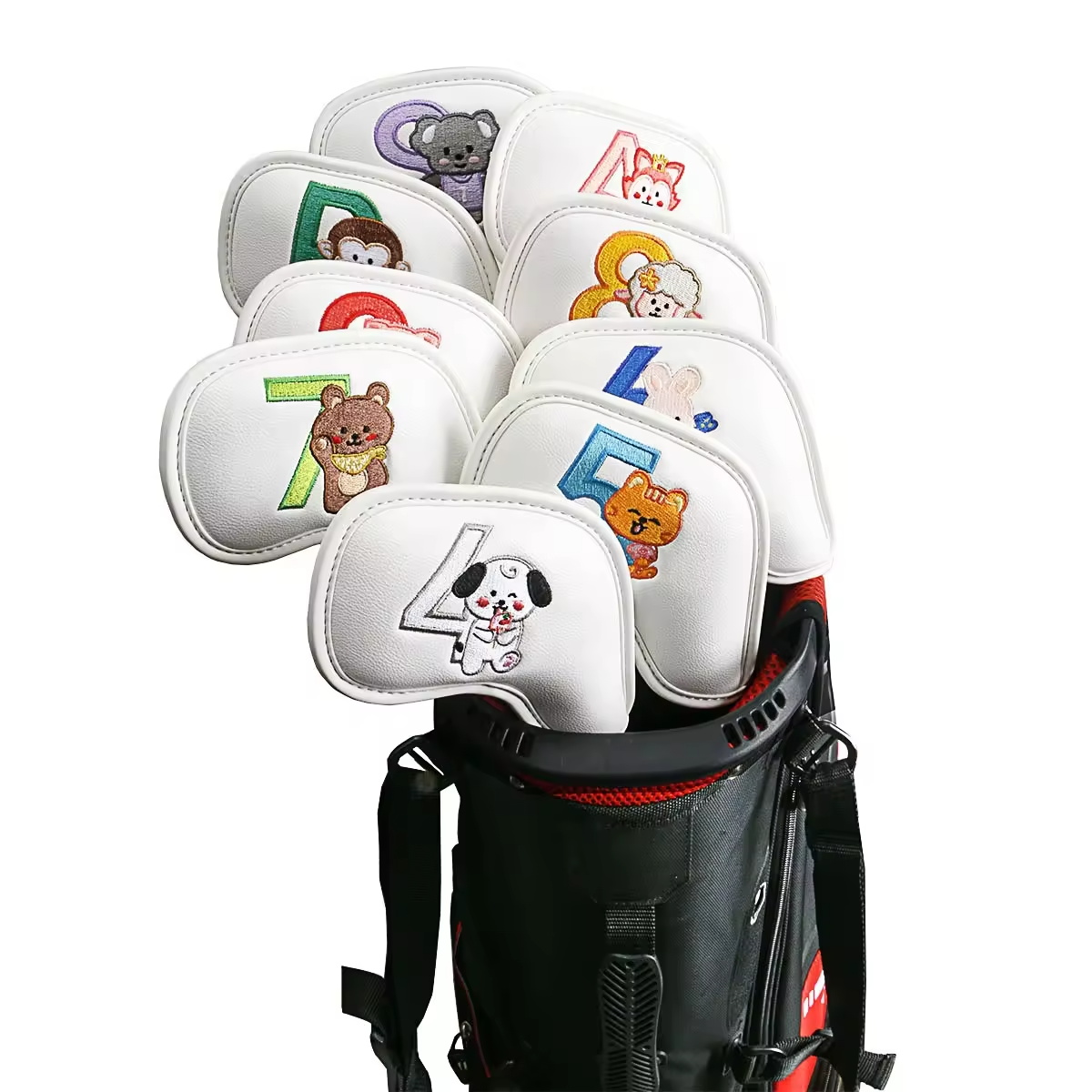 9Pcs Cute Cartoon Animal Golf  - огляд і ціна Golf Equipment Suppliers