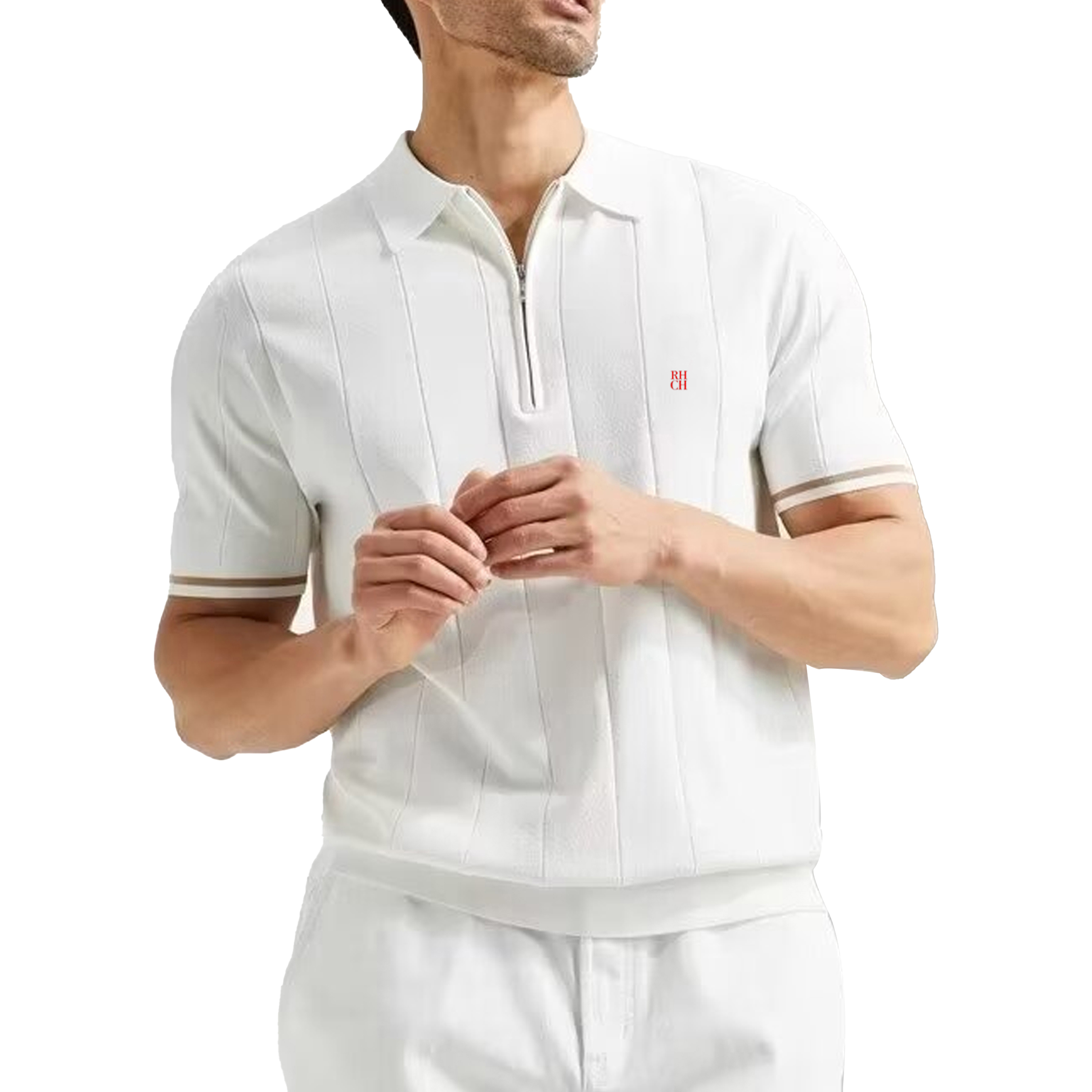RHCH Men Half Zip Collar Short - огляд і ціна Golf Equipment Wholesale