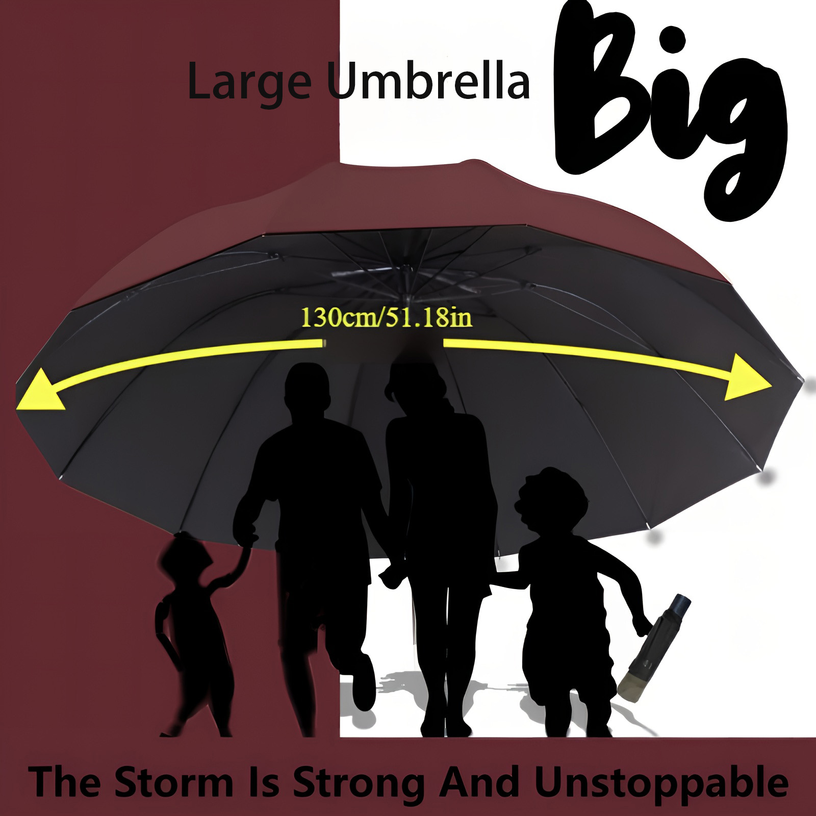 Large Wind Resistant UV Proof  - огляд і ціна Golf Umbrella Large