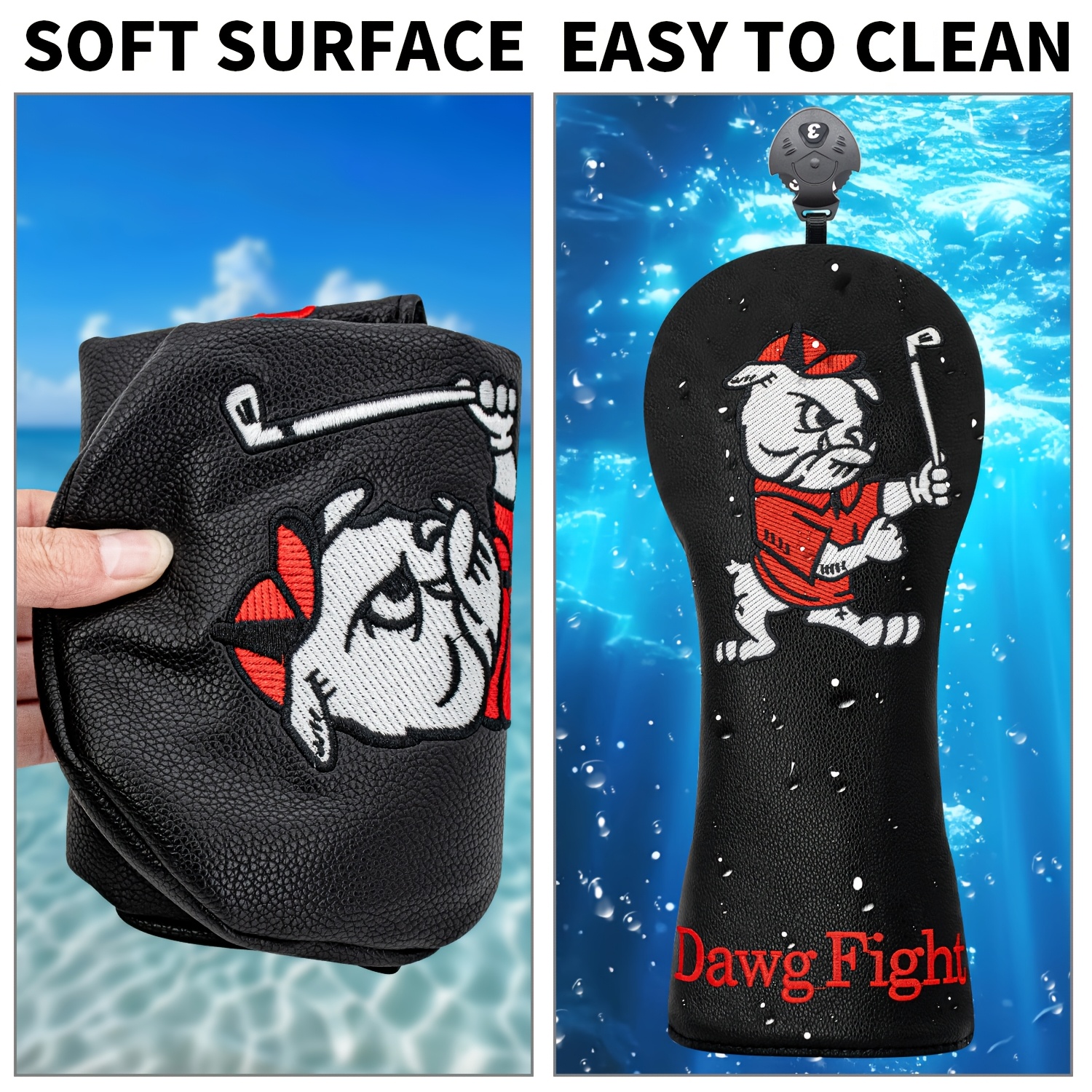 Pug Pattern Golf Head Covers,  - огляд і ціна Golf Equipment Suppliers